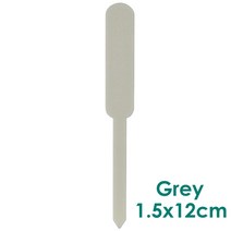 30-100PCS 방수 플라스틱 식물 레이블 GardenTags 마커 꽃 냄비 모종 쓰기 기호 마크 DIY 보육 정원 장식 도구, 그레이 1.5x12cm, 30개
