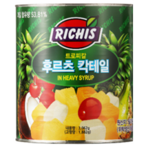 (주)동서 후르츠칵테일 캔, 3062g, 1개