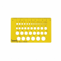 동아측기 산키스 템플릿 템플레이트 자, 소형원형 SK-1MICRO