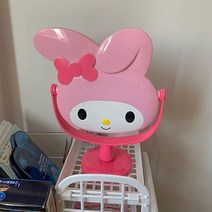 마이멜로디 쿠로미 산리오 가방 어린이선물 멜로 티 키티 드레서 책상 정리 화장대 거울 플립 높이 귀여운 만화 선물 애니메이션 피규어