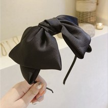 {point10}러블리큐티 왕리본 공단 헤어배드 머리띠 BLH11