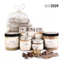 GO5109 한약재 천연한방팩 어성초 녹두 율무 팥 녹두 500g, 금전초분말