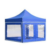 오너클랜 DZB 캐노피 천막 2M 벽면만 1면 투명 지퍼 바람막이, DZ투명지퍼2M 크림
