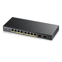 [ZyXEL] 자이젤 GS1900-10HP [스마트스위칭허브/8포트/1000Mbps+1G 2Port SFP/PoE+]