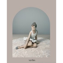 [앤틱/M] 야드로 나오 앉아있는 발레리나 소녀 Seated Ballet 0147, 확인하였습니다.
