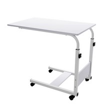 노인 환자 식사 침대 휠체어밥상 식판 테이블 베드, 블랙 80*50cm