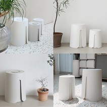 프로메이드 푸쉬빈 압축 휴지통 10L, 푸쉬빈 10L, 라이트그레이