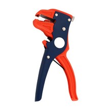 자물쇠절단기 커터가있는 조정 가능한 자동 케이블 와이어 스트리퍼 벤드 노즈 볼트 클리퍼, 푸른