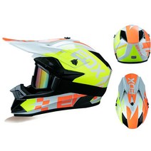 오토바이헬멧 MTB헬멧 KTM헬멧오프로드헬멧 랠리카 헬멧 자전거 킥보드 헬멧+ 장갑과 고글, D