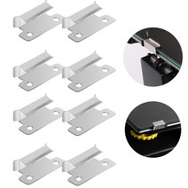 탁상바이스 미니 소형 목공 테이블 8PCS 7mm 원래 Ender 3 프로 침대 클립 클램프 3D 프린터 가열 유리 Cre, 한개옵션0