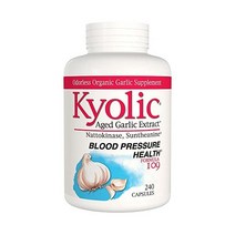 Kyolic 숙성 마늘 추출물 Formula 109 혈압 건강 240 캡슐 240 카운트 (1 팩)