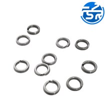 루어스플릿링 10개입 바늘 연결고리 낚시튜닝 소품, 루어스플릿링 4mm X 0.7mm, 1g