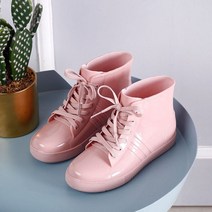 레인 부츠 Sondr 고무 신발 여성 방수 발목 신발 새로운 가을 새로운 여성 물 신발