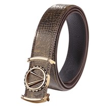 Charm Kaiser 남성 가죽 벨트 남자 자동 허리띠 캐쥬얼 패션