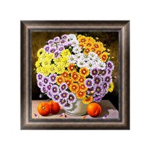 크로스 스티치 아트 공예 장식을위한 꽃 DIY 5D 다이아몬드 자수 그림, 부르고뉴