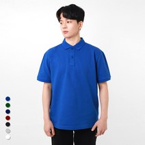 무지티센터 반팔 20수 엘리트 무지 면 카라 티셔츠 S-2XL 남자 여자 공용