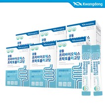 광동 프리바이오틱스 프락토올리고당 30포 아연 유산균먹이, 6개
