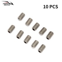 서핑 보드 호환 서핑 보드 핀 나사 × 5mm 10 개 304 스테인레스 스틸 그럽 웨이크보드 롱 교체 액세서리, 01 10 ps