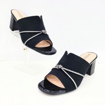 탠디 여성정장패션뮬슬리퍼 높이6cm S123057A