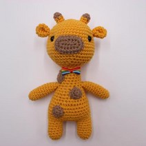 코바늘하나면돼 한손인형시리즈7 손뜨개인형 기린 뜨개질 DIY 패키지