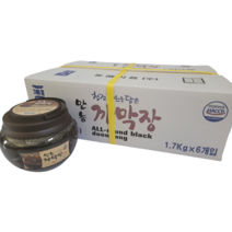 강표 만능 까막장1.7kg (1박스 6개입) / 된장 빡짝장 쌈장 만능장