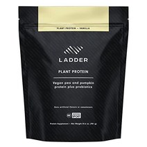 단백질 보충제 LADDER Plant Based Protein Powder 21g of Vegan with BCAAs and Probiotics | Pea Pumpkin Dair, Vanilla Pouch