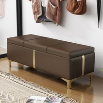 벨벳 소파 벤치 의자 거실 스툴 화장대, 15-B29라이트카멜레더가로120x세로40x