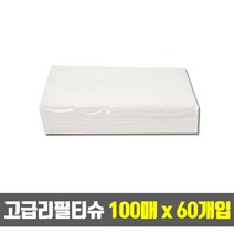 대신제지 고급리필티슈 100 x 60개입 (총 6000매), 6000매