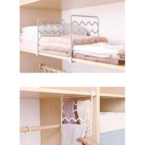 책장 옷장 싱크대 분리 책꽂이 파티션 클립 서랍 칸막이 수납 공간효율 정돈 정리, 1개