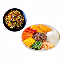 팜앤쿡 프리미엄 생일상차림 메뉴 2종 무쌈말이 소고기잡채 (부모님 생신상 메뉴 생신상차림 추석 밀키트 명절 밀키트), 1526g, 1세트