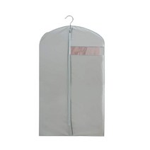 행거커버 방진 의류 커버 방수 더스트 코트 정장 드레스 보호대 걸이식 가방 옷장 정리함, gray garment cover_M 60x120cm