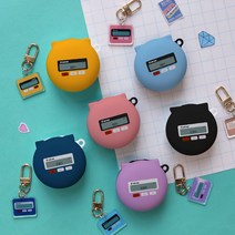 주문제작 레트로 삐삐 톤프리 케이스 키링증정 HBS-TFN4 TFN5 TFN6 TFN7, 톤_프리_케이스_레트로_삐삐_옐로우, 하단케이스_화이트