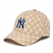 [국내매장판]MLB모자 모노그램 클래식 스트럭쳐 볼캡 NY D.Beige 다크 베이지 3ACPFF02N-50BGD