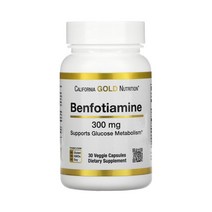 캘리포니아골드뉴트리션 CGN 벤포티아민 300mg 30베지캡슐 L류신 미강추출물, 1개, 기본