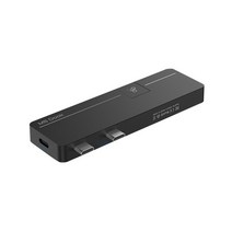 서피스독 서피스프로 USB허브 도킹스테이션 Surface pro8용 usb c 허브호환, 네트워크 포트 포함
