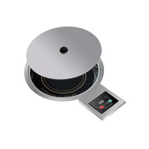 매립형 1구 인덕션 저소음 전기 레인지 렌지 샤브샤브, 상세이페이지 참고, 3000W 가스 전기 개구부36.5~38 cm