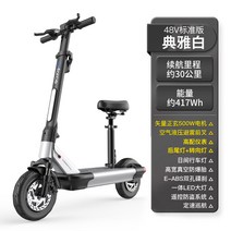 접이식 전동 킥보드 듀얼 자토바이 전기차 대리운전, 48V, 화이트