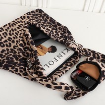 더스위츠 레쉬 에코백 천가방 레오퍼드 호피 복조리 크로스백 여자가방 숄더백 심플