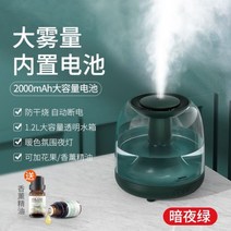가열식가습기 웰포트 가열식 가습기 휴대용 무음 침실, 스카이블루