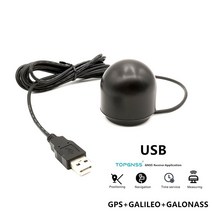 GNSS GLONASS GALILEO 수신기 안테나 모듈 USB 출력 GPS G 마우스 BU 353S4 TOPGNSS 모듈보다 더 나은, 단일옵션