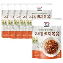 종가집 고추장멸치볶음 60g 6개 102069, 종가집 고추장멸치볶음60g 6개