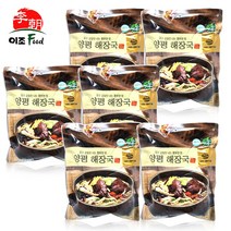 선봉식품 양평해장국 600g 상온보관 해장국 선지해장국 선지 전자레인지 조리가능, 6개
