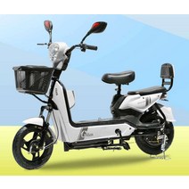 2인용 전기자전거 14인치 전동자전거 2인승 유아동반, 상세이페이지 참고, 65km - 로즈골드