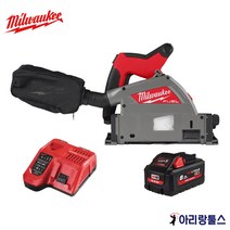 밀워키 M18 FPS55-801B 18V 8.0Ah FUEL 충전 플런지쏘 6.5인치 원형톱 테이블쏘 18V 8.0Ah 배터리 1팩 충전기 날포함 액세서리 미포함