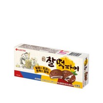 칠성 사무실 탕비실 롯데 명가찰떡파이 과자 세트 간식 추천 210G 2개, 16세트
