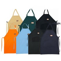 토요 미술용앞치마 다용도작업용 베이지 XL, 상세 설명 참조