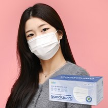 국산 귀안아픈 비말차단용 일회용마스크 화이트 50매 대형 당일발송 미세먼지차단 덴탈마스크 올리마켓, 굿가드 화이트 대형 50매