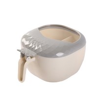 주방 용품 세트 사칸 글루탐산 나트륨 소금 셰이커 크리에이티브 멀티 구획 스토리지 조미료 상자 뚜껑 포함, 1 건, 2