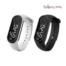 [시온맘] 손목시계 겸용 모기퇴치기 해충퇴치기 모기팔찌 캠핑 낚시 여행 초음파 LED, 블랙