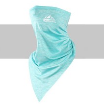 Joyce shop 오래달리기 XTJ05 여름 쿨 얼굴가리개 햇빛가리개 자외선차단 마스크 골프 등산 낚시 자전거 스포츠 버프 바라클라바 넥워머 목토시 모자 멀티스카프 반다나 오토바이, 민트블루
